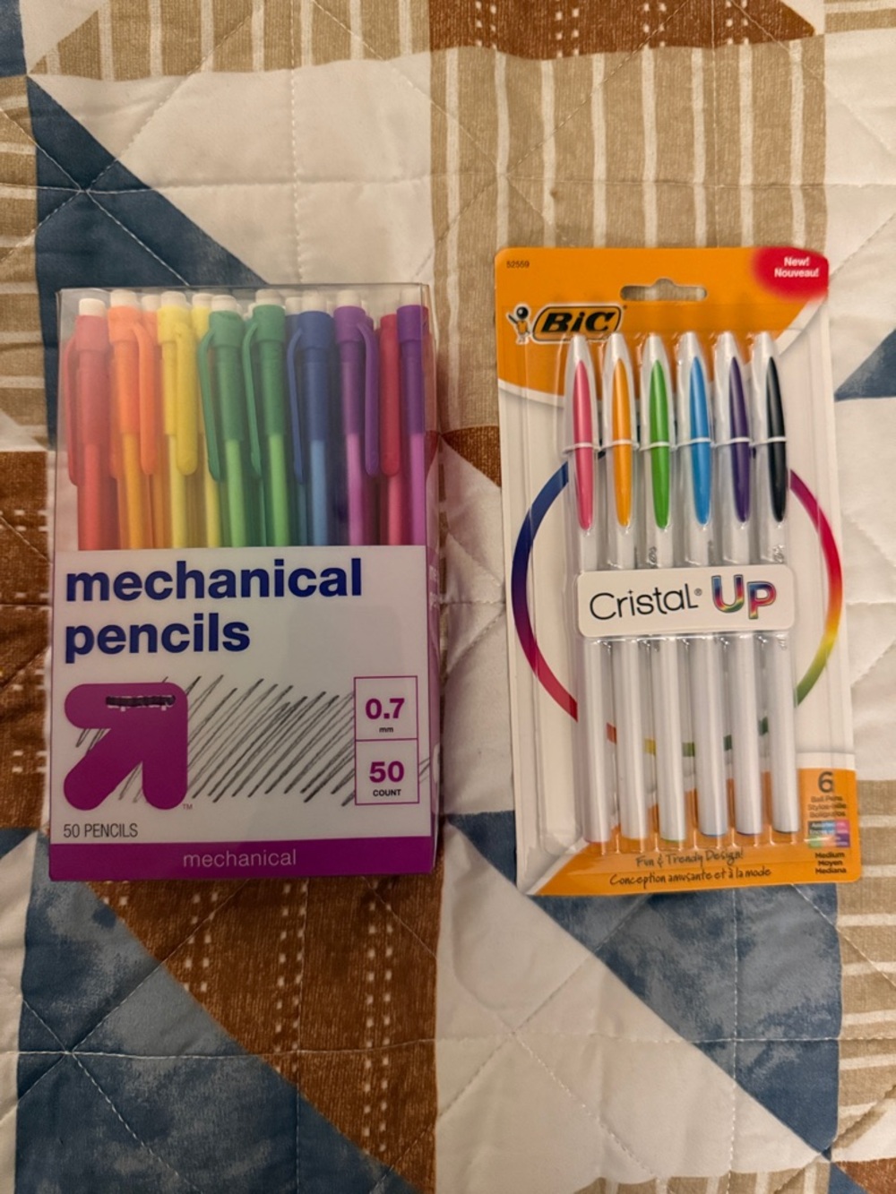 BIC Cristal Up Assorted Color Ballpoint Pens - Pack of 6
